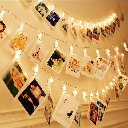 LED Clips Light With HD Print Photographs