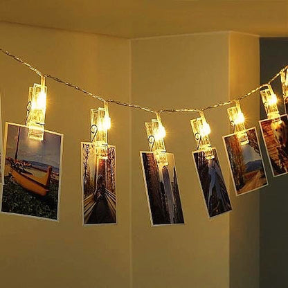 LED Clips Light With HD Print Photographs