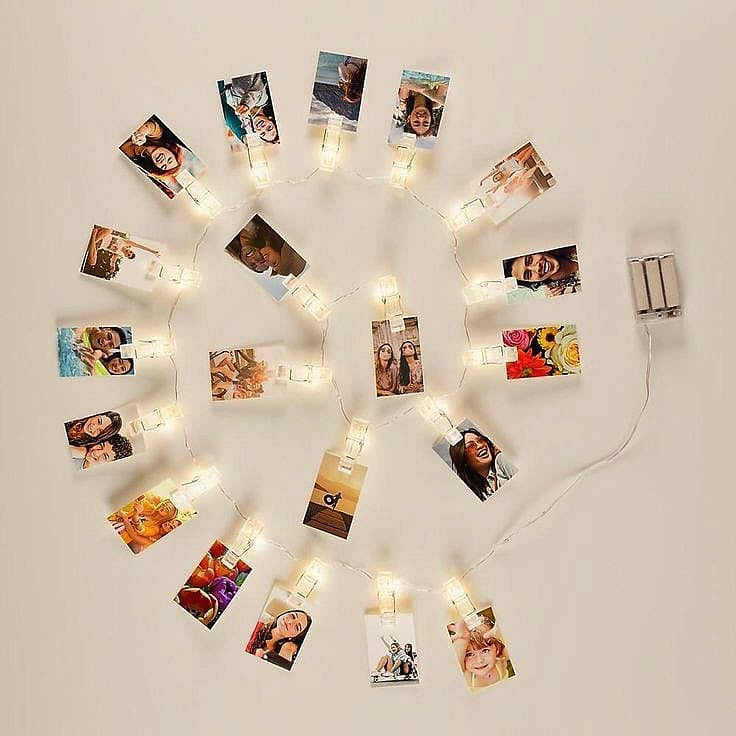 LED Clips Light With HD Print Photographs