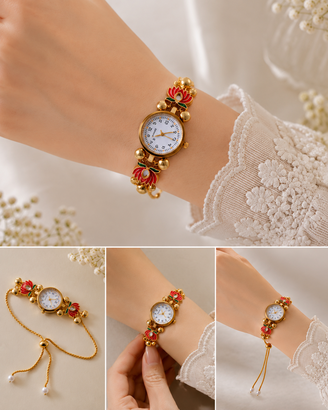 Lotus Watch Bracelet