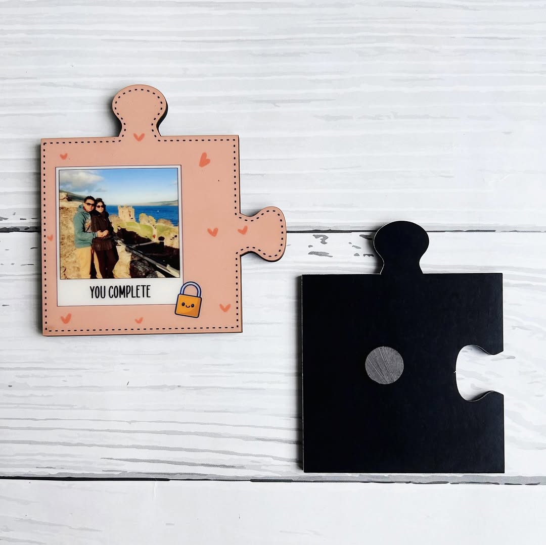 Personalized Couple Puzzle Fridge Magnets