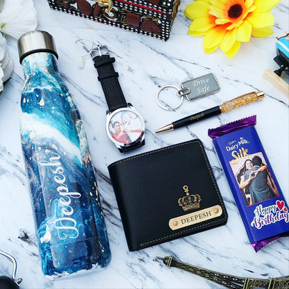 Men’s Personalized Travel Essentials Hamper – Stylish Gift Set