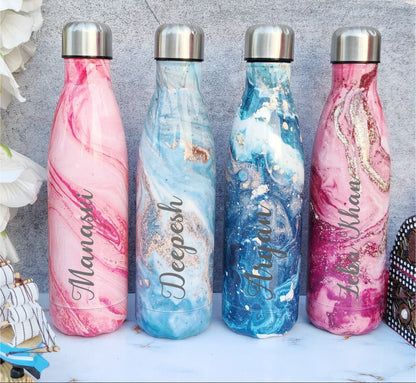 Personalized Marble Flask – Premium Quality