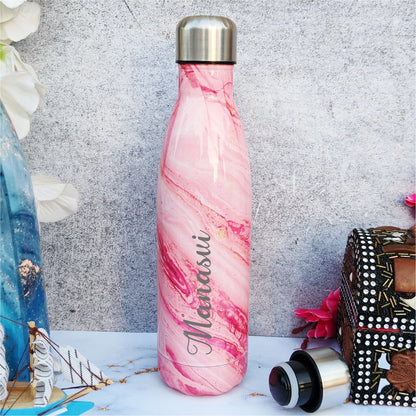 Personalized Marble Flask – Premium Quality