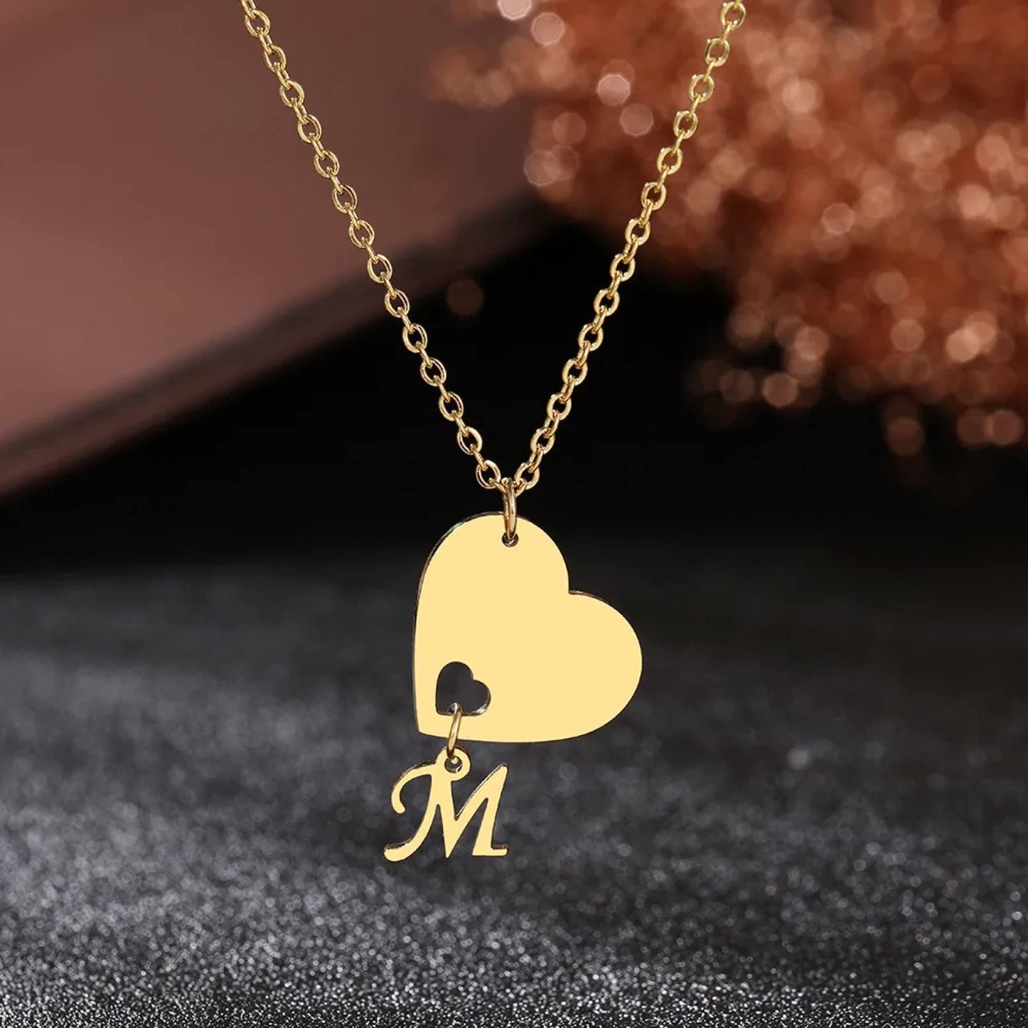 Personalized Letter Pendant Necklace