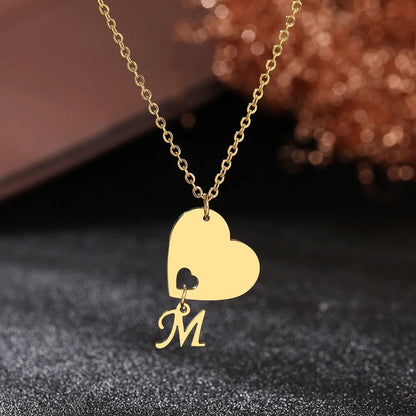 Personalized Letter Pendant Necklace