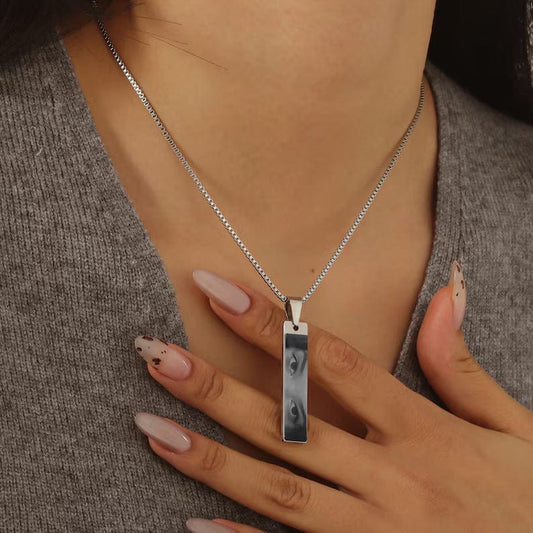 Unisex Customised Pendant Necklace