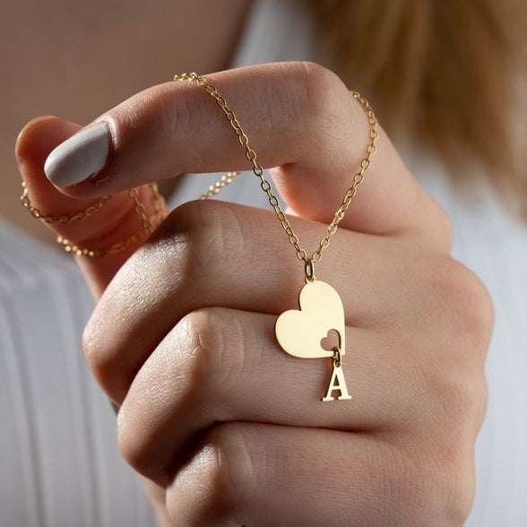 Personalized Letter Pendant Necklace