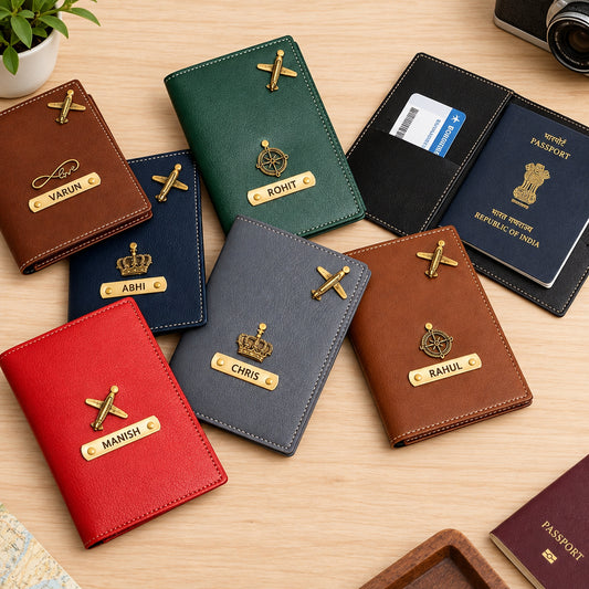 Personalized Premium Leather Passport Cover