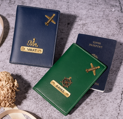 Personalized Premium Leather Passport Cover