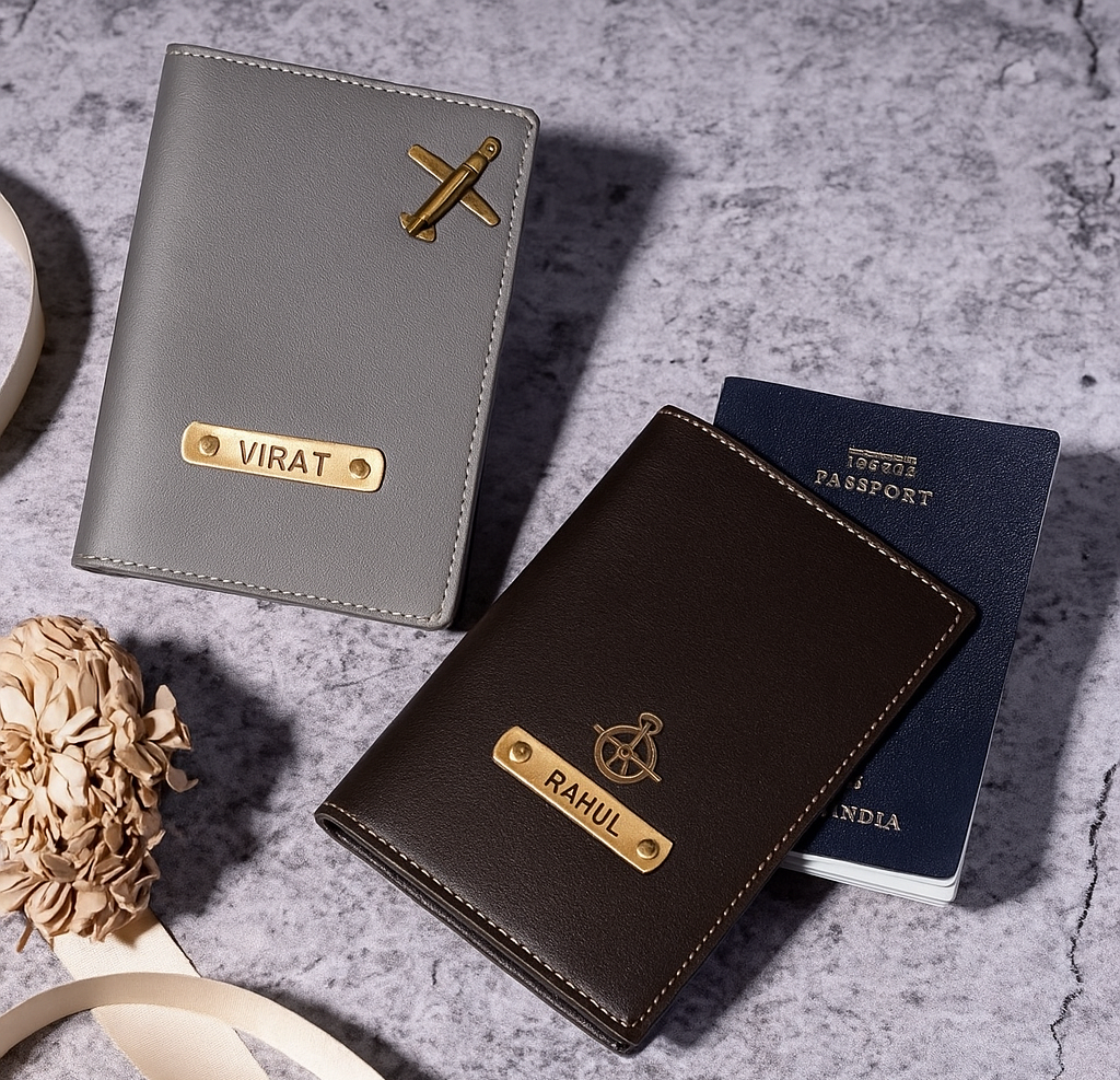 Personalized Premium Leather Passport Cover