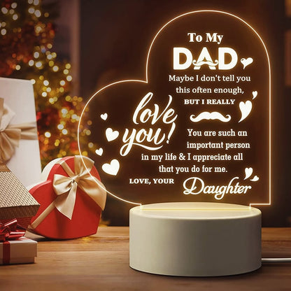 Special LED Table Top for Father