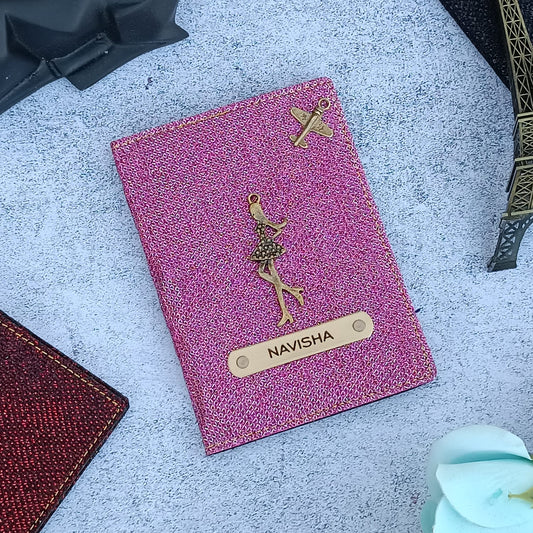 Exclusive Personalized Sparkle Passport Cover
