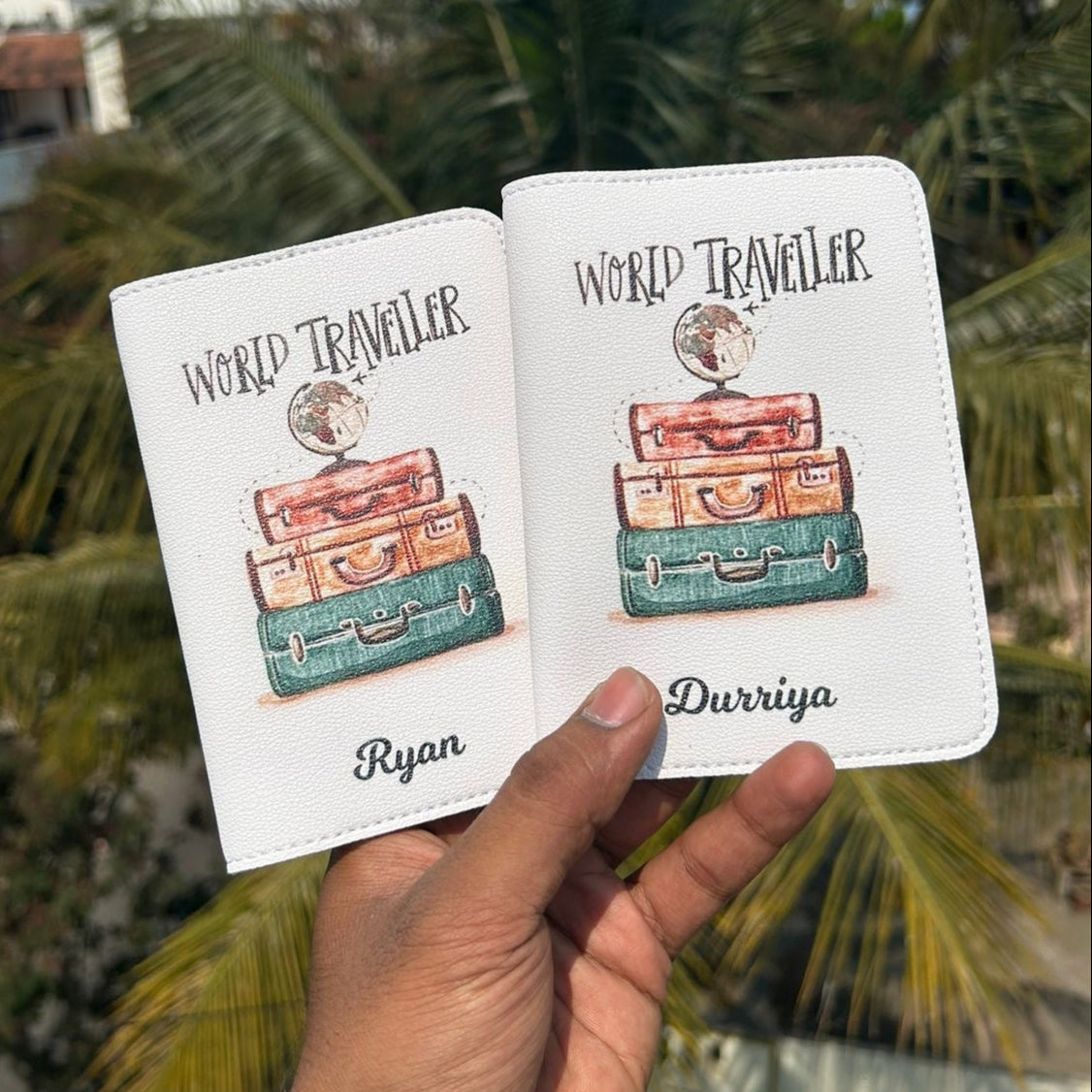 Pastel Personalized Passport Cover