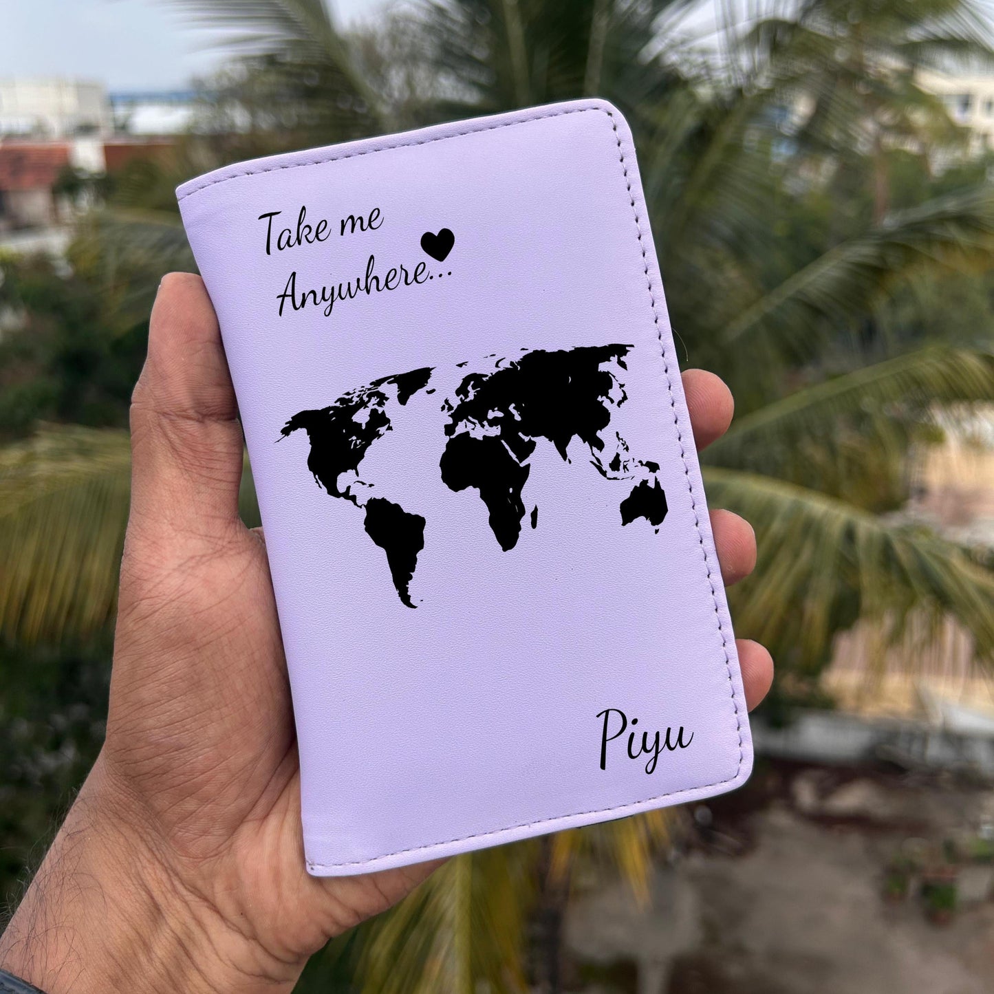 Pastel Personalized Passport Cover