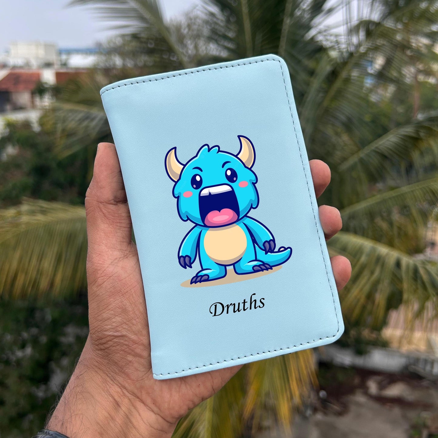 Pastel Personalized Passport Cover