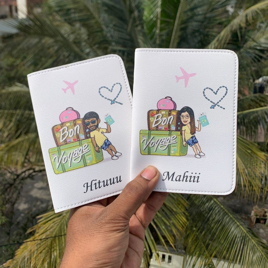 Pastel Personalized Passport Cover