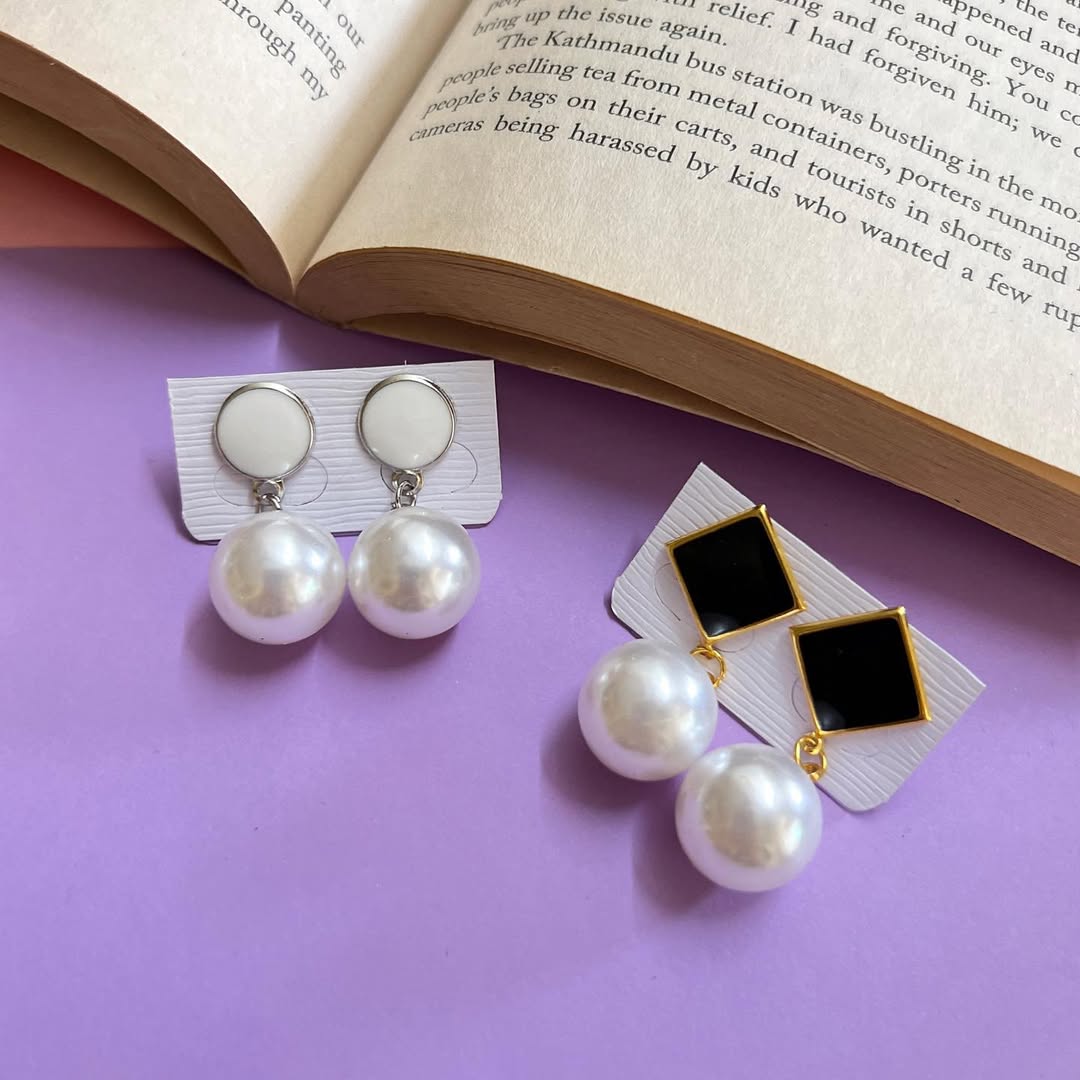 Elegant Pearl Earrings