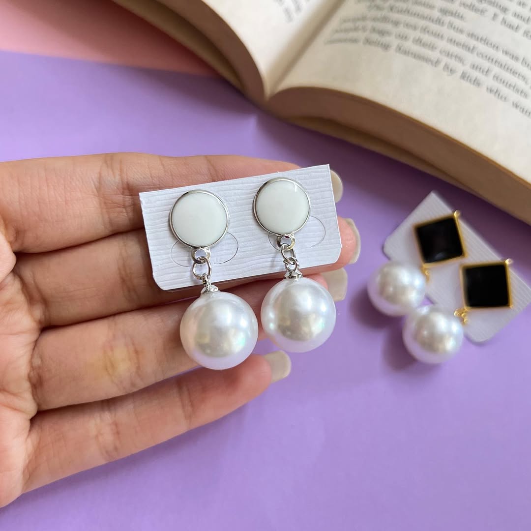 Elegant Pearl Earrings