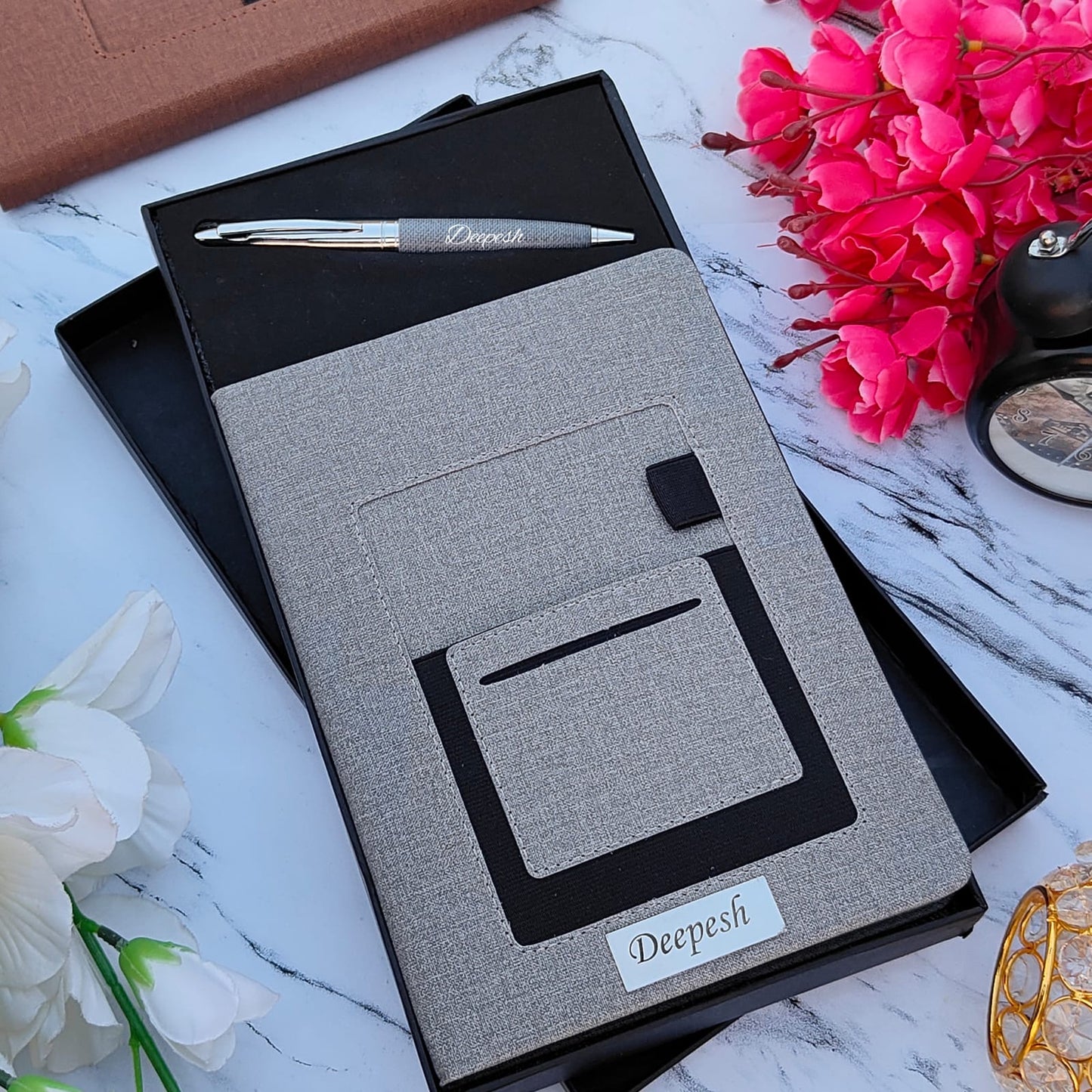 Premium Personalized Diary + Pen Combo