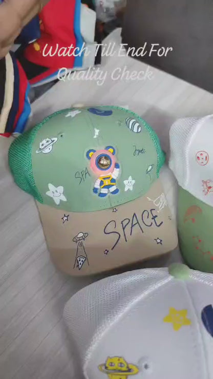 Personalized Space Theme Lighting Cap for Kids