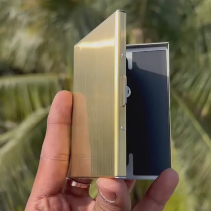 Personalized Card Holder & Pen