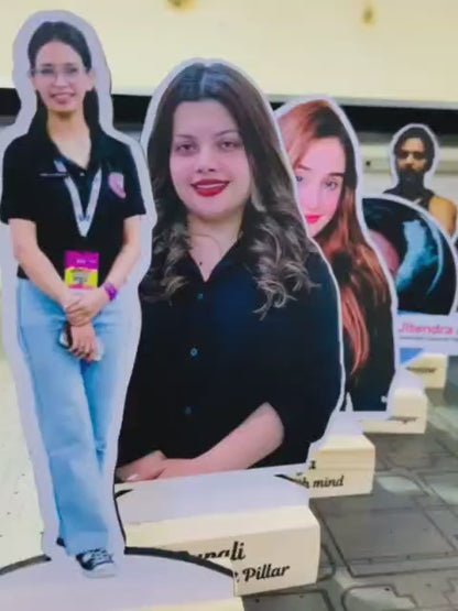 Premium Quality Wooden Photo Cutout With Base