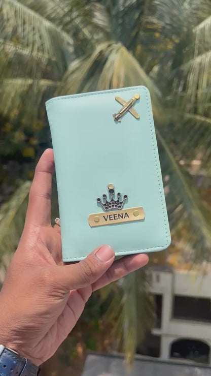 Personalized Pastel Passport Cover