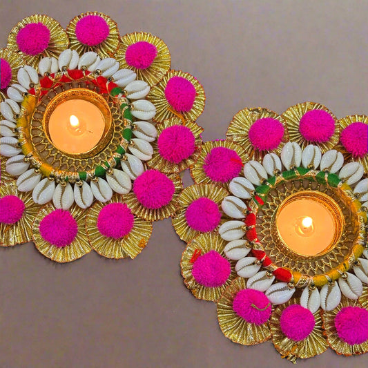 Set of 2 Tea Light Holders