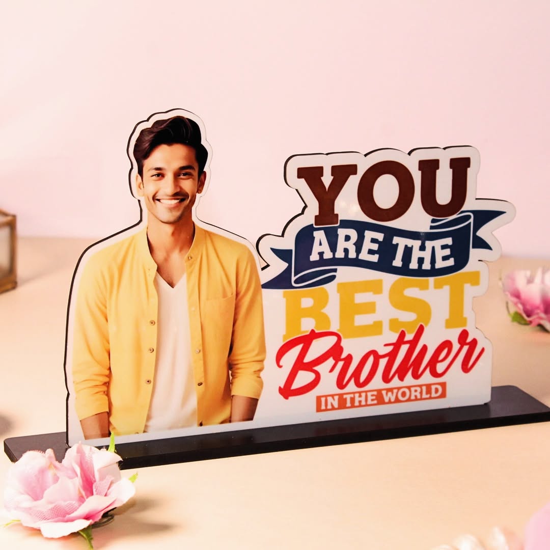 Best Brother, Sister, Bhaiya & Bhabhi Photo Table Top
