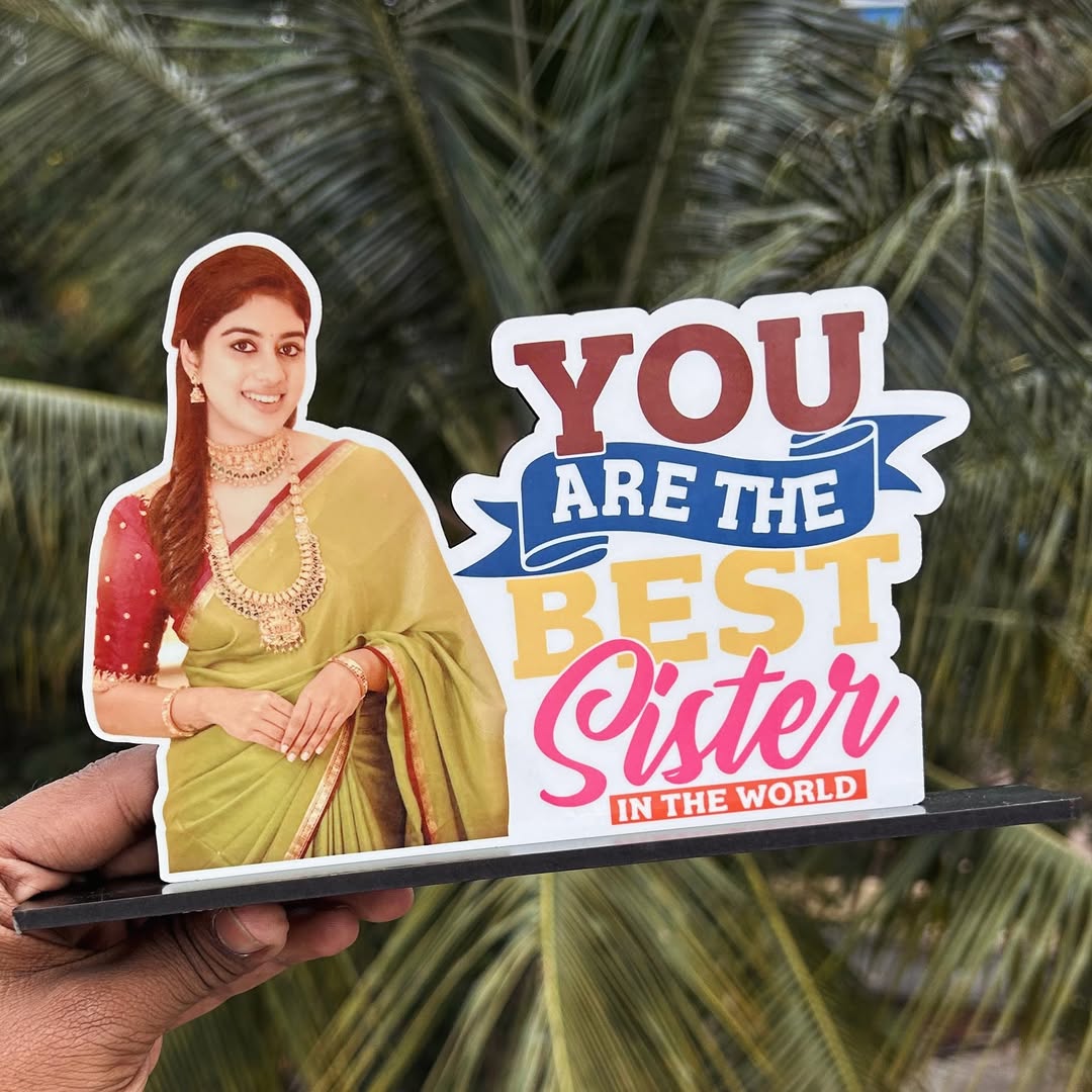 Best Brother, Sister, Bhaiya & Bhabhi Photo Table Top