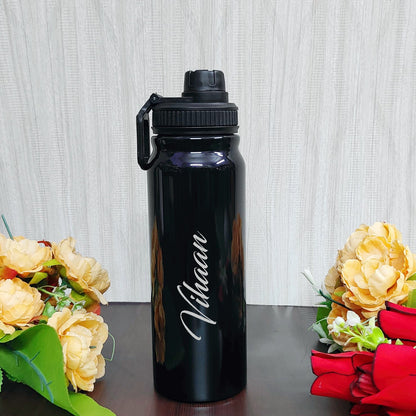 Personalized Hot & Cold Stainless Steel Sipper Bottle – Premium Quality