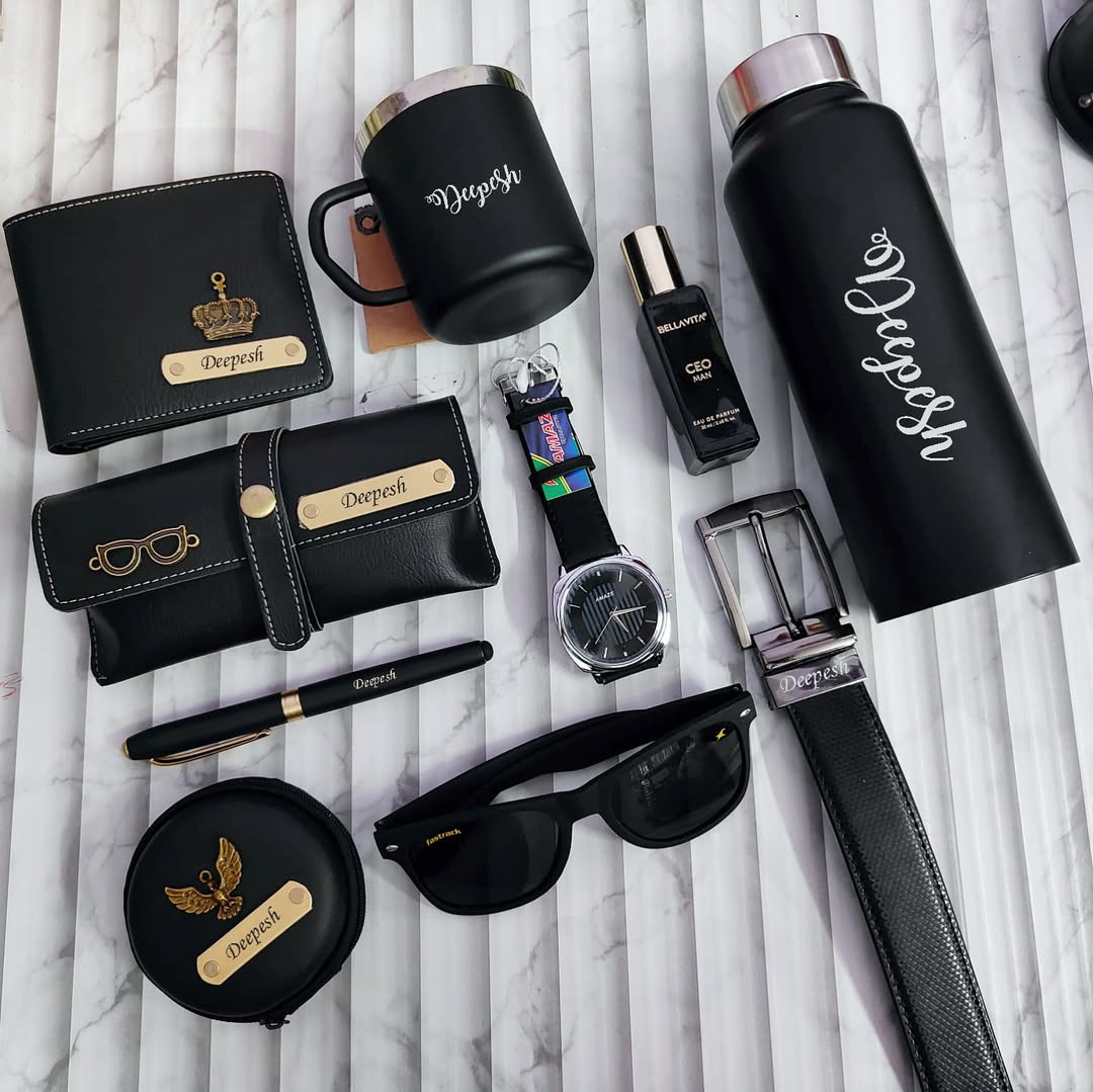 All Black Combo – 10 in 1 Gifting Essential