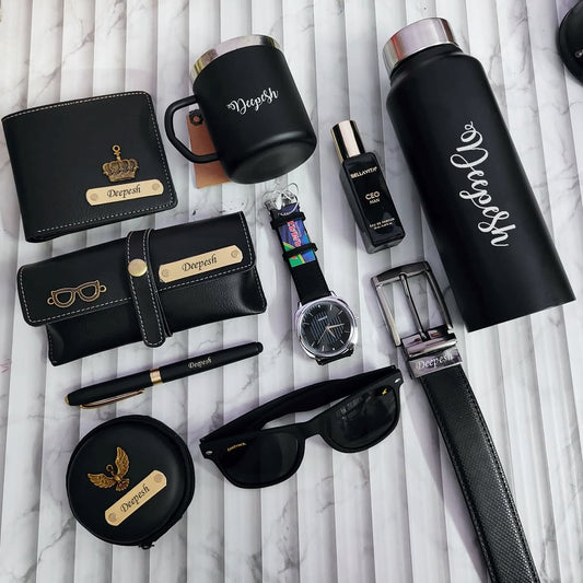 All Black Combo – 10 in 1 Gifting Essential