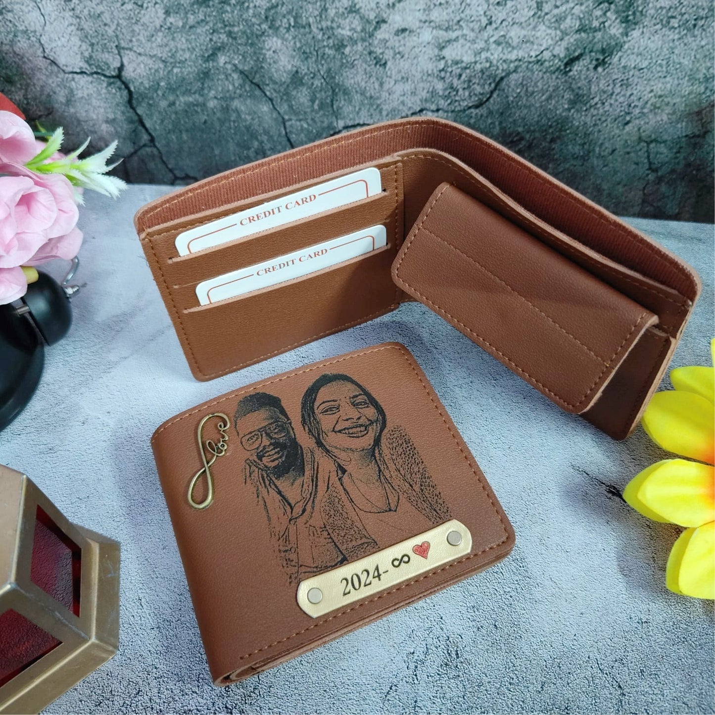 Imported Leather Sketch Wallet