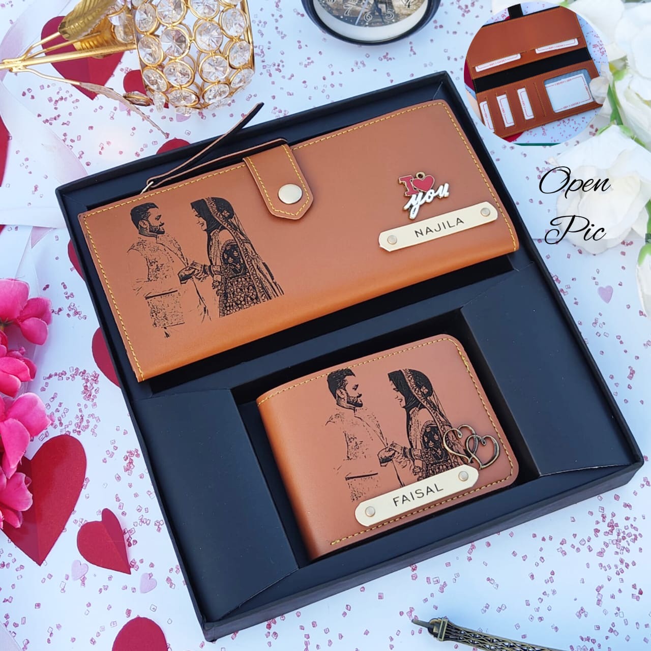 Men’s & Women's Sketch Wallet Combo