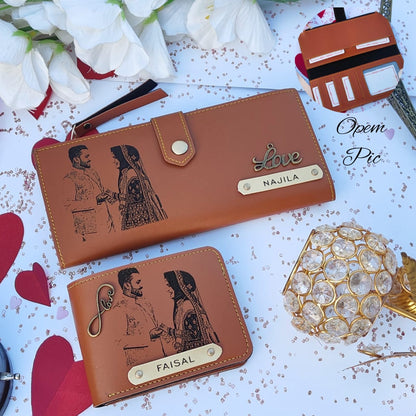 Men’s & Women's Sketch Wallet Combo