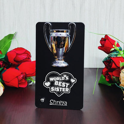 Customised Metal Trophy For Brother/Sister