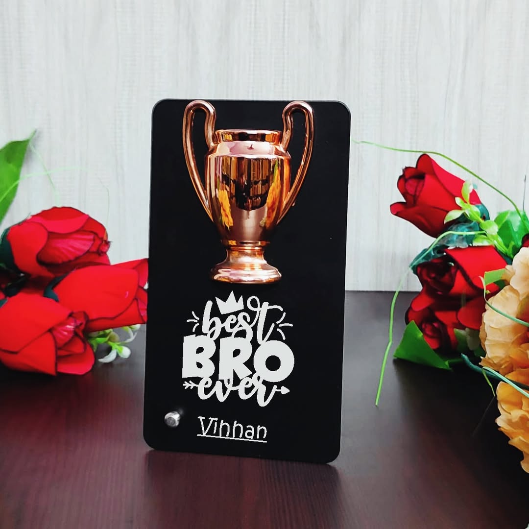 Customised Metal Trophy For Brother/Sister
