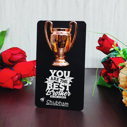 Customised Metal Trophy For Brother/Sister