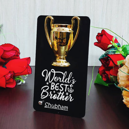 Customised Metal Trophy For Brother/Sister