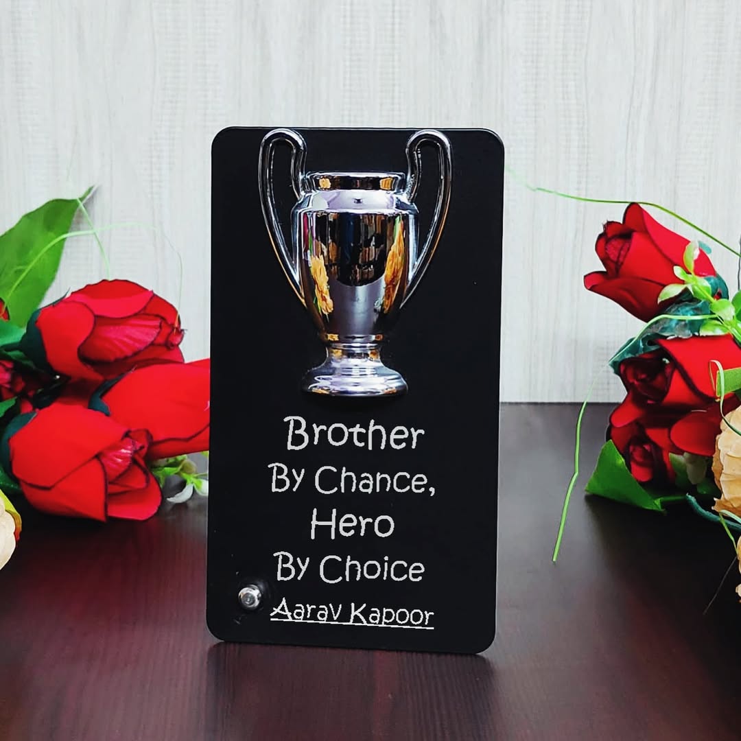 Customised Metal Trophy For Brother/Sister