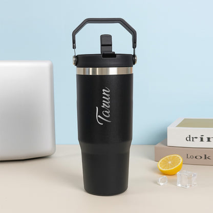 Premium Personalized Handle Tumbler – 900 ML