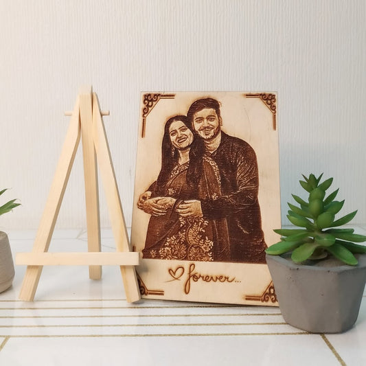 Personalized Wooden Engraved Frame