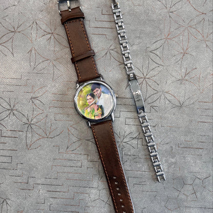 Watch + Bracelet Combo For Men